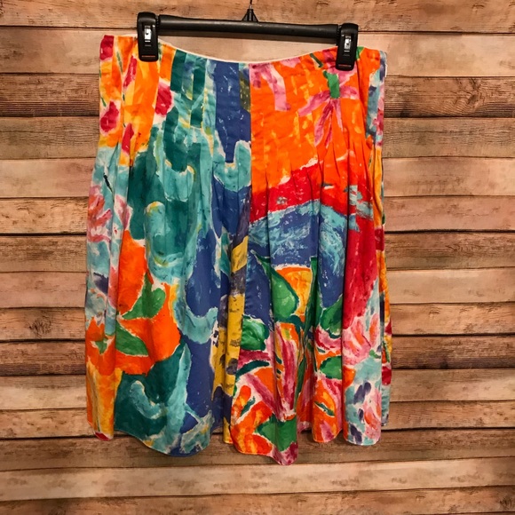 Lauren Ralph Lauren Dresses & Skirts - Lauren Ralph Lauren | Gorgeous Watercolor Skirt